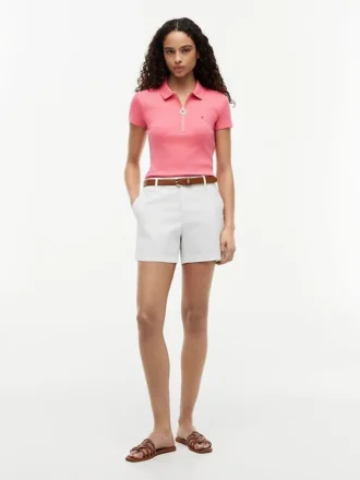 Polo slim fit à fermeture éclair Polo slim fit à fermeture éclair