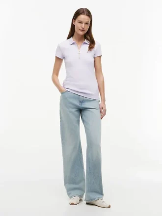 Polo slim fit à fermeture éclair Polo slim fit à fermeture éclair