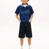 Polo stretch Hilfiger Logo pour enfant Polo stretch Hilfiger Logo pour enfant
