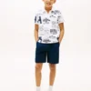 Polo stretch à logo intégral pour enfant Polo stretch à logo intégral pour enfant
