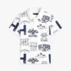 Polo stretch à logo intégral pour enfant Polo stretch à logo intégral pour enfant