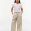 Polo stretch à manches bouffantes pour enfants Polo stretch à manches bouffantes pour enfants