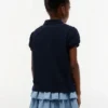 Polo stretch à manches bouffantes pour enfants Polo stretch à manches bouffantes pour enfants