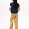 Polo stretch à manches bouffantes pour enfants Polo stretch à manches bouffantes pour enfants