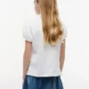Polo stretch à manches bouffantes pour enfants Polo stretch à manches bouffantes pour enfants