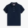 Polo stretch à manches bouffantes pour enfants Polo stretch à manches bouffantes pour enfants