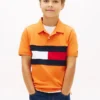 Polo stretch à rayures colorées pour enfant Polo stretch à rayures colorées pour enfant