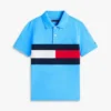 Polo stretch à rayures colorées pour enfant Polo stretch à rayures colorées pour enfant