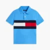 Polo stretch à rayures colorées pour enfant Polo stretch à rayures colorées pour enfant