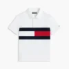 Polo stretch à rayures colorées pour enfant Polo stretch à rayures colorées pour enfant