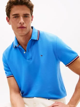 Polo Tommy Wicking à coupe classique