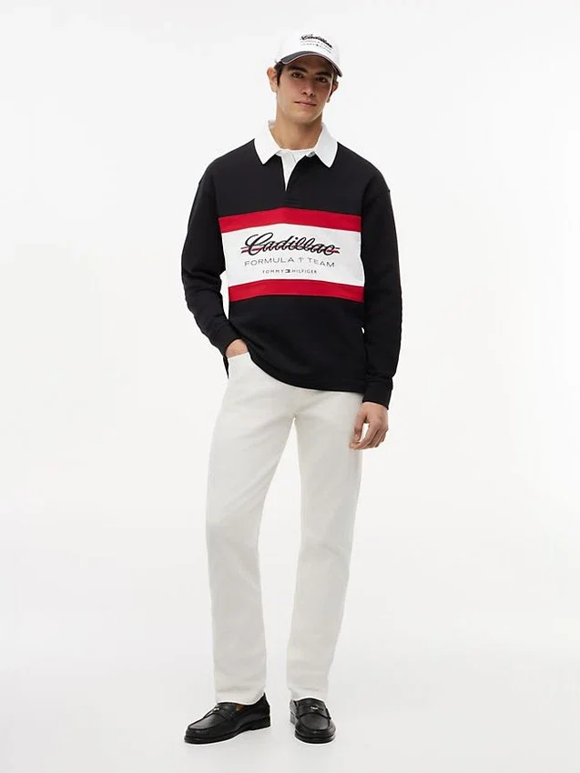Polo Tommy x Cadillac F1® Team Script Rugby Polo Tommy x Cadillac F1® Team Script Rugby