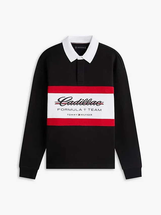 Polo Tommy x Cadillac F1® Team Script Rugby Polo Tommy x Cadillac F1® Team Script Rugby