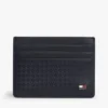 Porte-cartes en cuir avec logo drapeau sur toute la surface Porte-cartes en cuir avec logo drapeau sur toute la surface