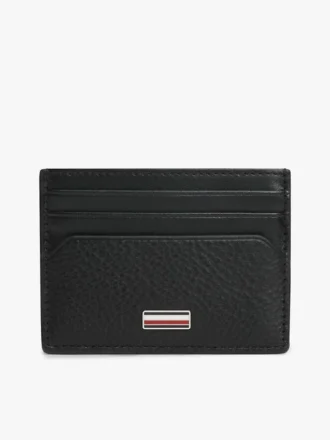 Porte-cartes en cuir grainé
