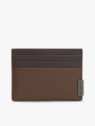 Porte-cartes en cuir grainé