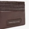 Porte-cartes en cuir grainé avec monogramme Porte-cartes en cuir grainé avec monogramme
