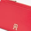 Porte-cartes à fermeture éclair avec logo monogramme Porte-cartes à fermeture éclair avec logo monogramme