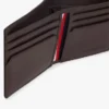 Portefeuille à deux volets en cuir grainé Portefeuille à deux volets en cuir grainé