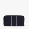 Portefeuille à fermeture éclair Signature Stripe Portefeuille à fermeture éclair Signature Stripe