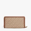 Portefeuille zippé en jacquard monogramme Portefeuille zippé en jacquard monogramme