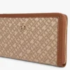 Portefeuille zippé en jacquard monogramme Portefeuille zippé en jacquard monogramme
