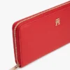 Portefeuille zippé grand format avec logo monogramme Portefeuille zippé grand format avec logo monogramme