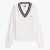 Pull à col en V et coupe ample Tommy Jeans Pull à col en V et coupe ample Tommy Jeans
