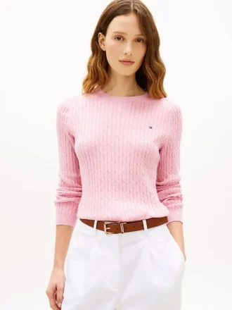 Pull en maille torsadée Pull en maille torsadée