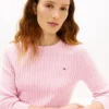 Pull en maille torsadée