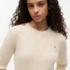 Pull en maille torsadée Pull en maille torsadée