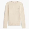 Pull en maille torsadée Pull en maille torsadée