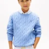 Pull en maille torsadée pour enfant