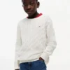 Pull en maille torsadée pour enfant