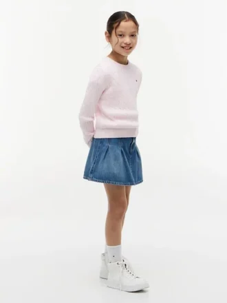 Pull en maille torsadée pour enfant
