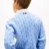 Pull en maille torsadée pour enfant