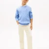 Pull en maille torsadée pour enfant