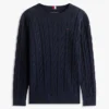 Pull en maille torsadée pour enfant