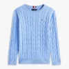 Pull en maille torsadée pour enfant