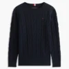 Pull en maille torsadée pour enfant