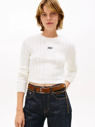 Pull en maille torsadée Tommy Jeans Pull en maille torsadée Tommy Jeans