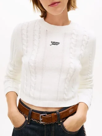Pull en maille torsadée Tommy Jeans Pull en maille torsadée Tommy Jeans
