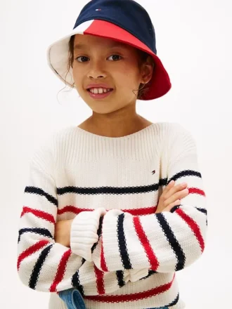 Pull à rayures marines pour enfant Pull à rayures marines pour enfant