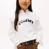 Pull à volants et logo à paillettes pour enfants Pull à volants et logo à paillettes pour enfants