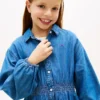 Robe-chemise en chambray pour enfant
