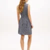 Robe chemise en crêpe à imprimé TH Grid avec ceintures Robe chemise en crêpe à imprimé TH Grid avec ceintures