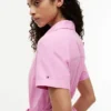 Robe chemise en lin et coton avec ceinture Robe chemise en lin et coton avec ceinture