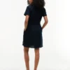 Robe chemise en lin et coton avec ceinture Robe chemise en lin et coton avec ceinture