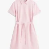 Robe chemise en lin et coton avec ceinture Robe chemise en lin et coton avec ceinture