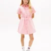 Robe chemise en popeline rayée pour enfant